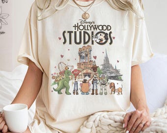 Camisetas de Toy Story de Vintage Comfort Colors Hollywood Studios, Camiseta de Toy Story "Tienes un amigo en mí", Camisetas de Disney World, Toy Story 5 2026.