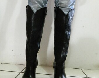 thigh high cowboy boots for sale