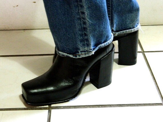 Hidden Platform Squar Toe Ankle Boot New Any Men Size Avilable Made to Order