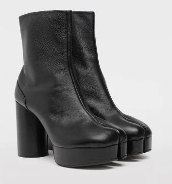 Made to Order Split Toe Boots With One Inch Platform and - Etsy