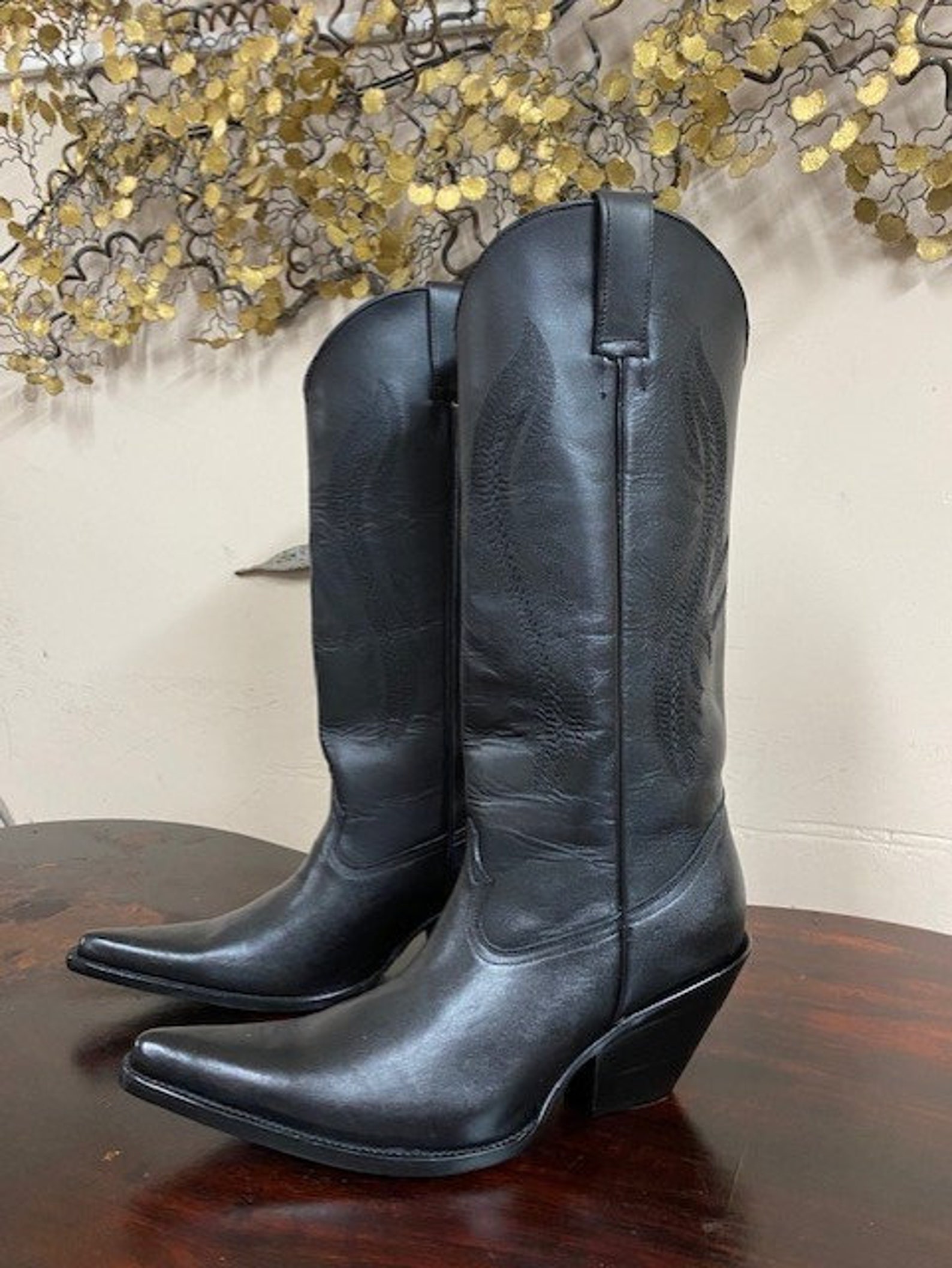 Sharp toe cowboy boots in stock all sizes available to ship | Etsy