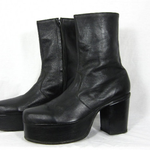 Made to Order Men Size Platform Boots 