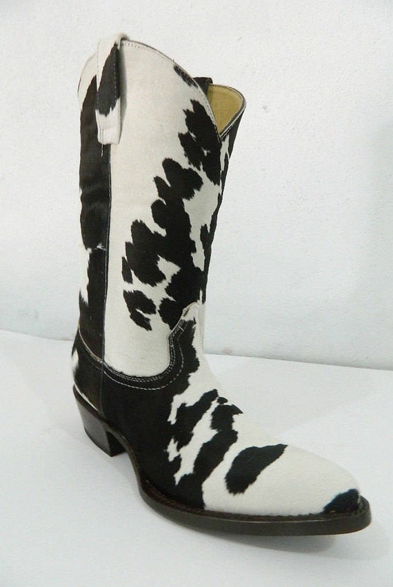 calf hair cowboy boots
