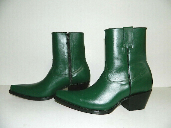 Tamaño de la mujer Hecho a la orden hombres botines verde | Etsy México