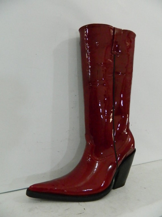 black ankle high heel booties