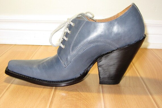 oxford wedge heels