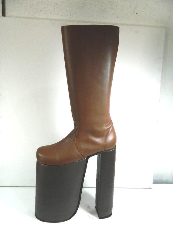 12 inch leather boots