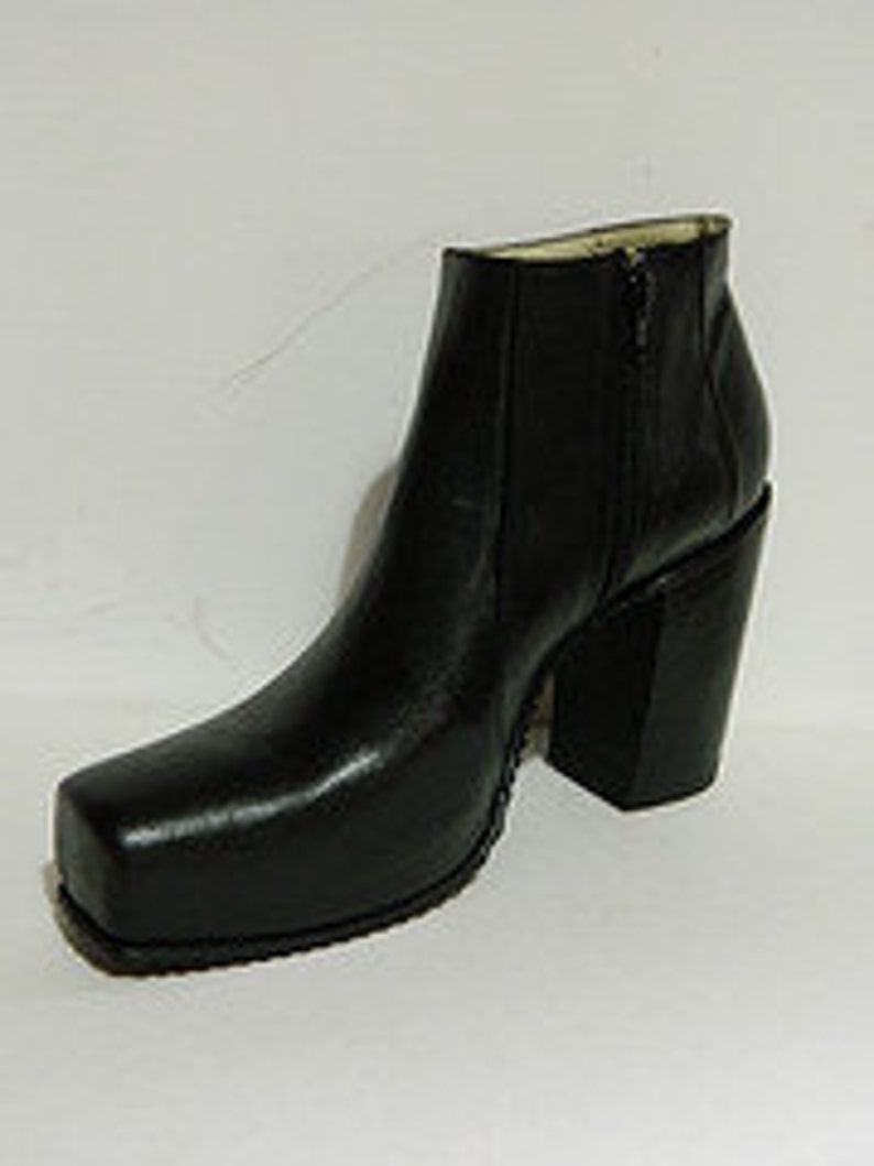 hidden platform ankle boots
