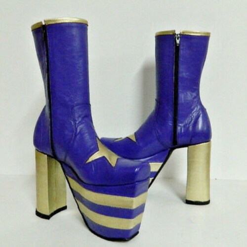 80s platform boots