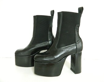 2 inch platform boots
