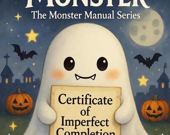 Monster Academy Printable Kit | Spooky Self-Esteem Journal (Digital Download)