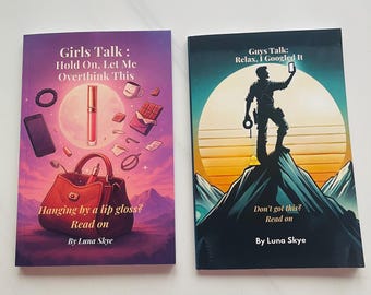 Gift for couples - Guys Talk & Girls Talk Book Bundle (Funny, Thoughful, Modern)