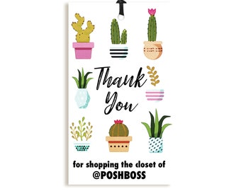 Poshmark Closet Thank You Tag