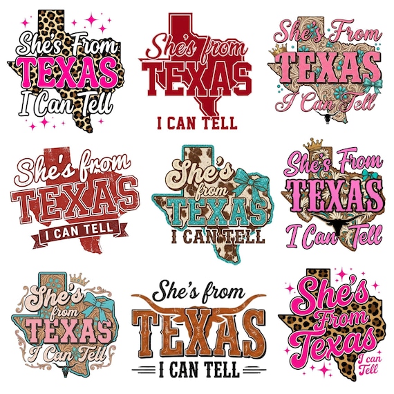 She’s From Texas PNG Bundle, Texas Independence Day, Choosing Texas PNG, Texas State Png, Western Cowgirl Design,Texas Girl,Digital Download