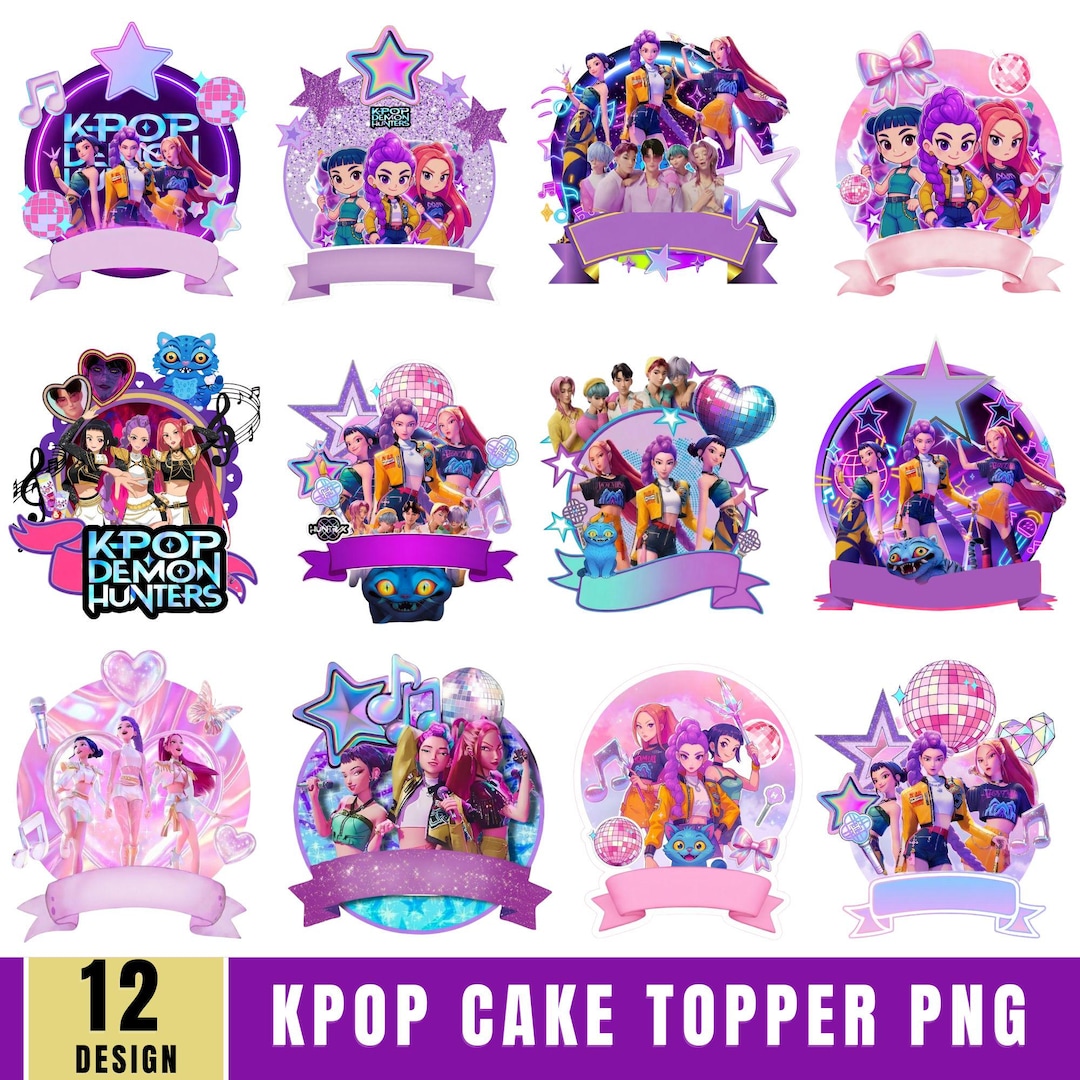 Figuras K-P0P Demon Hunters: Set De 5 Muñecos De Anime Para Coleccionar, Decorar Y Jugar, Regalo Para Niños Y Adultos