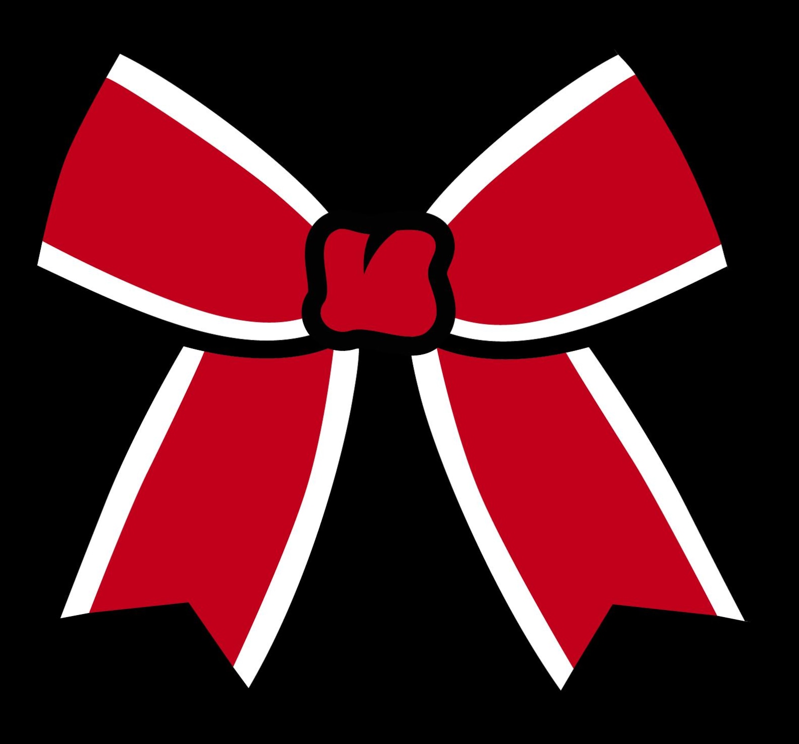Cheer Ribbon Vector Image Ribbon Cheer Bow SVG Cut File: Cheerleader Monogram Frame (digital ...