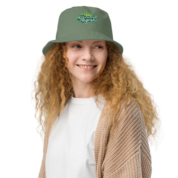 Succulent Nympho Organic bucket hat