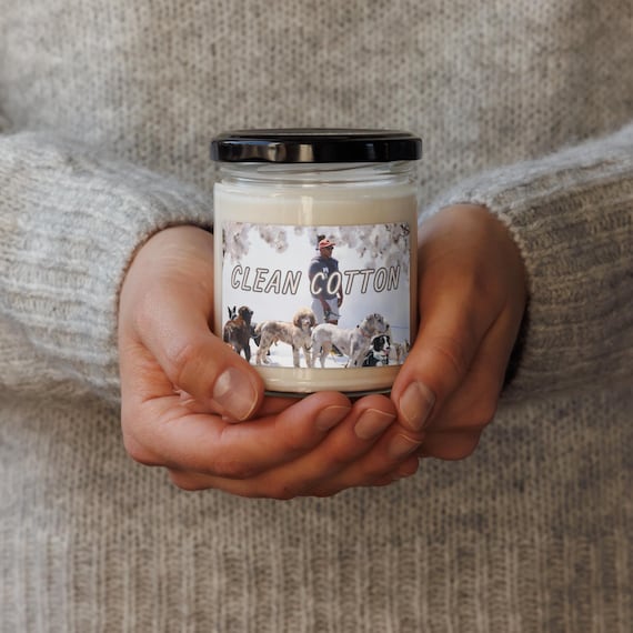 Clean Cotton Scented soy candle