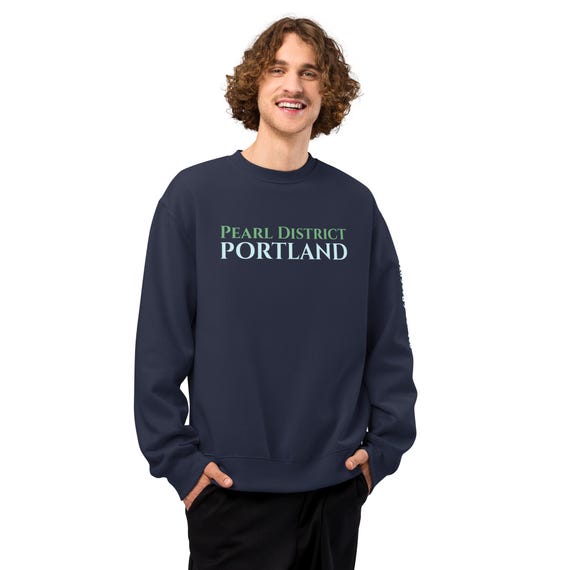 Pearl District Portland Oversized heavyweight sweatshirt