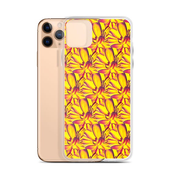 Yellow Chrysanthemum Oil Painting Clear Case for iPhone®