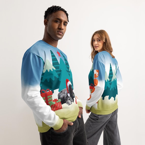 Afghan Hound Ugly Sweater Unisex cotton sweatshirt