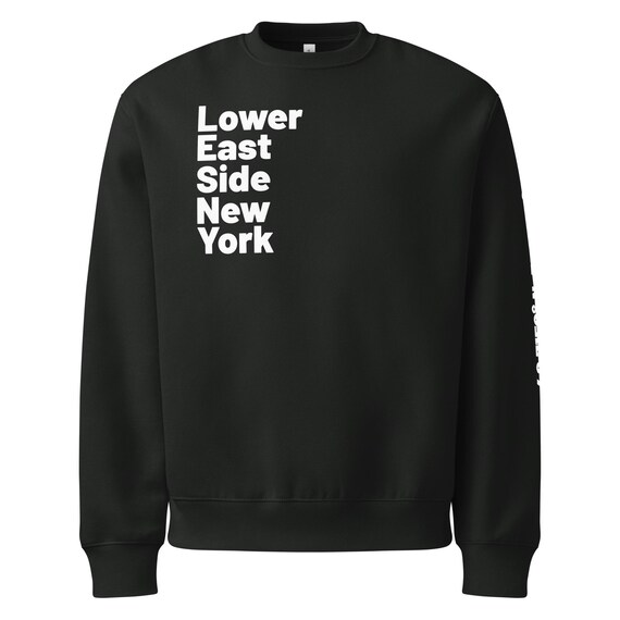 Lower east side New York Oversized heavyweight sweatshirt