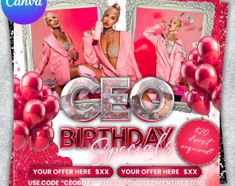 Ceo Birthday Sale Flyer,Ceo Birthday Flyer,Birthday Flyer,Ceo Bash Flyer,Birthday flyer,Birthday Sale,Celebration Flyer,Birthday Event