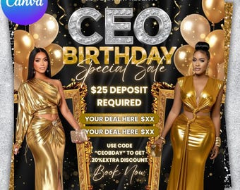 Ceo Birthday Sale Flyer,Ceo Birthday Flyer,Birthday Flyer,Ceo Bash Flyer,Birthday flyer,Birthday Sale,Celebration Flyer,Birthday Event