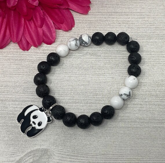 Panda Bracelet, Black and White Yin Yang Bracelet, Hand Woven Loom  Wristband, Seed Bead Jewelry for Women Men, Totem Animal Friendship Gift -  Etsy | Beaded jewelry, Loom bracelet patterns, Bead loom bracelets