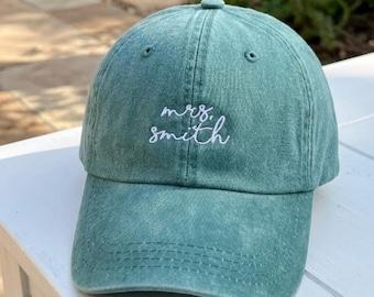Embroidered Personalized Name Teacher Hat, Custom Teacher Cap, Gift for Teacher, Custom Name Hat, Teacher Appreciation, Classroom Wear, Cap