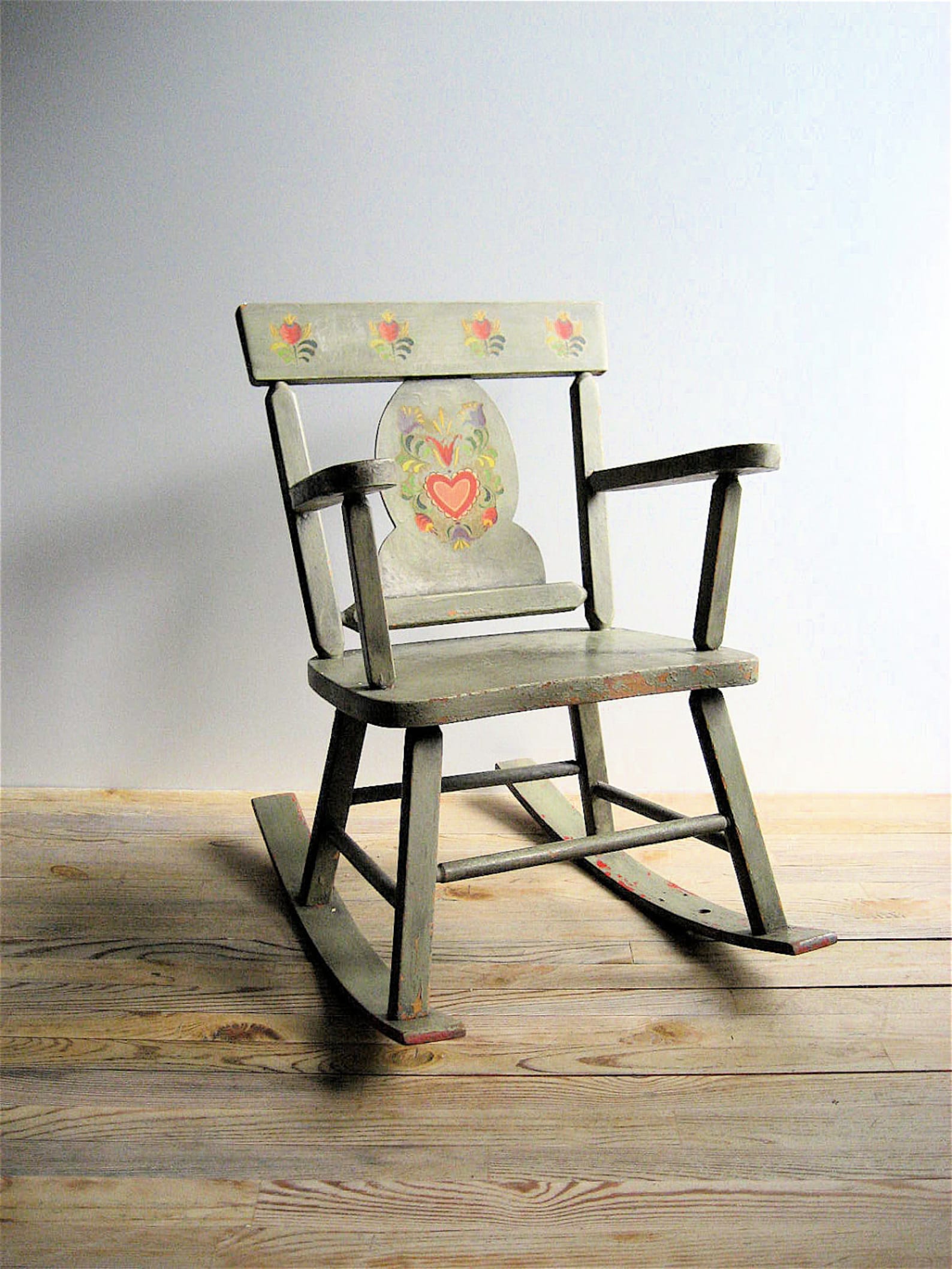 Child's Vintage Rocking Chair Etsy