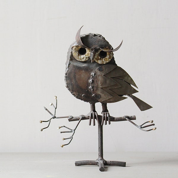 Vintage Metal Owl