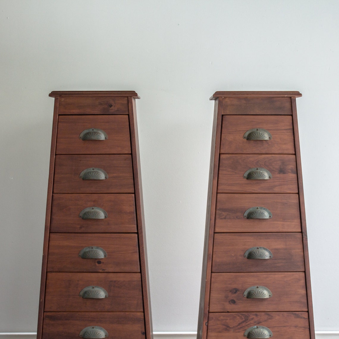 Vintage Pyramid Chest of Drawers Etsy