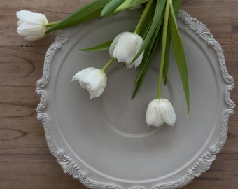 Handcrafted Concrete Platter  , Tray,Candle Holder ,Jewelry Dish,Food Photography,Food Styling