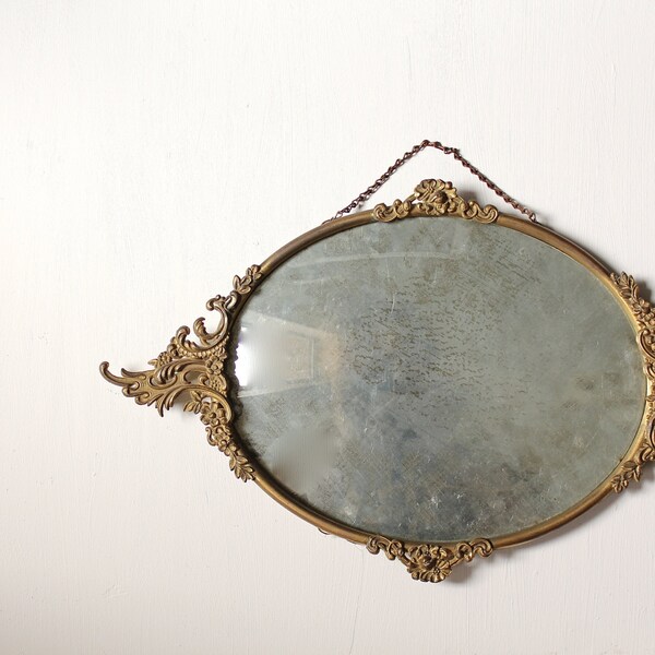 Vintage Glass Metal Frame