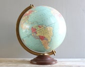 Vintage Reploge World Globe