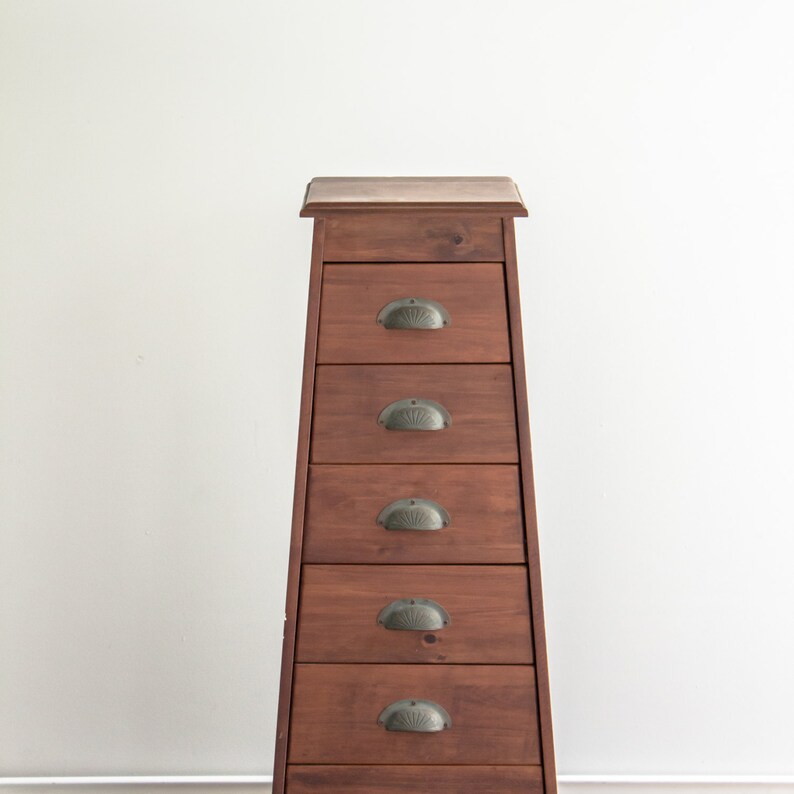 Vintage Pyramid Chest of Drawers Etsy