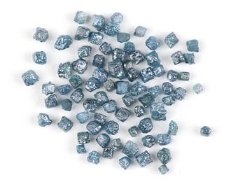 Blue Raw Diamond | 1.08 Ct Square Uncut Diamond, Jewelry Making