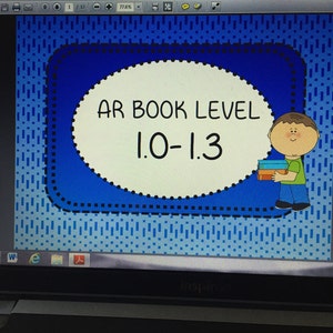 AR Book Bin Labels