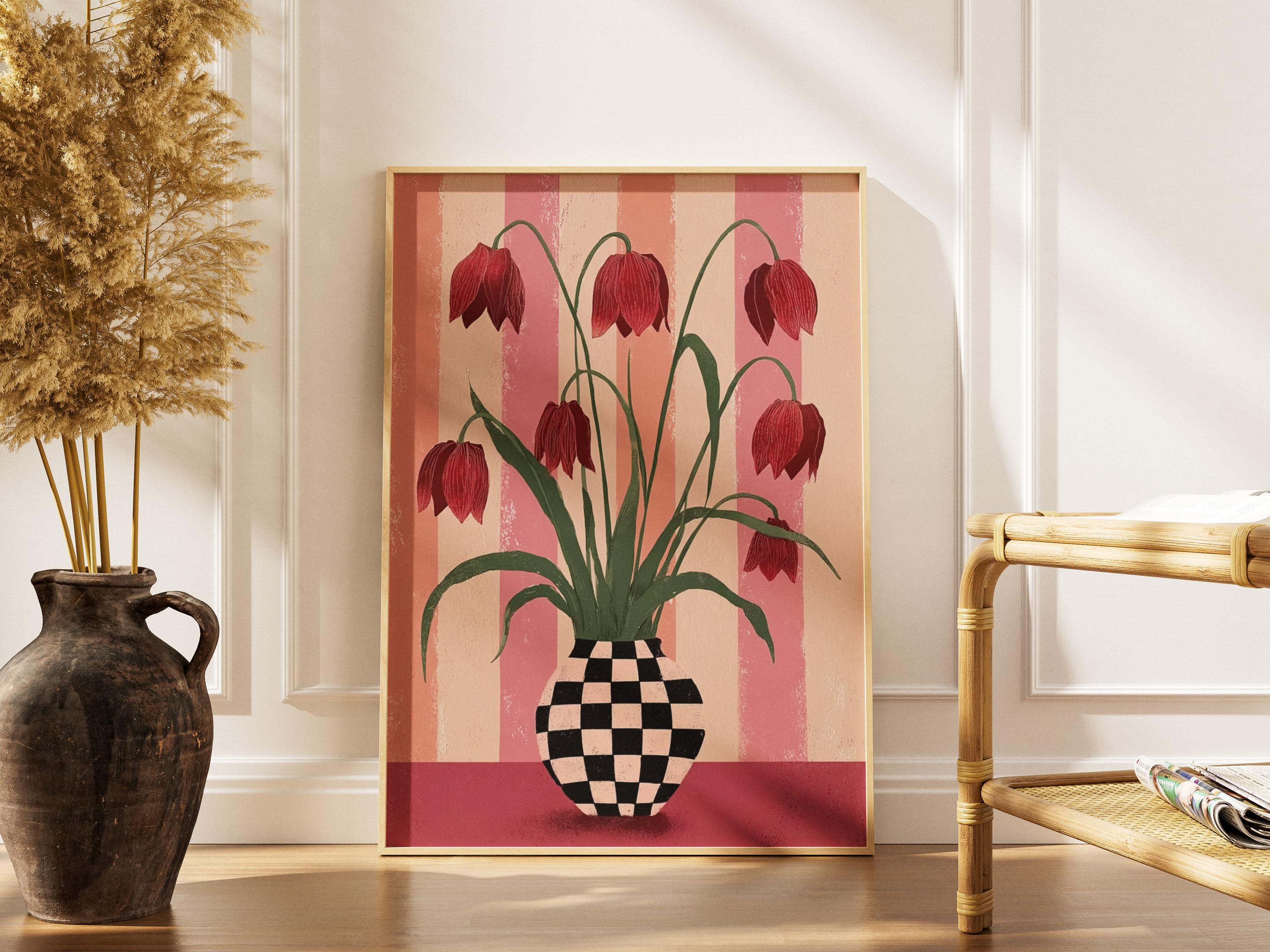 Mid Century Modern Vase for Flowers - Etsy Canada