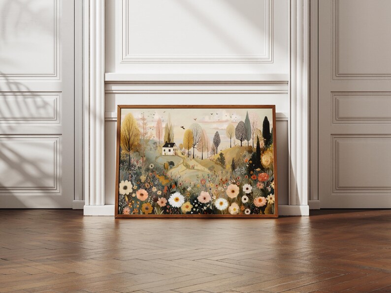 wildflower wall art