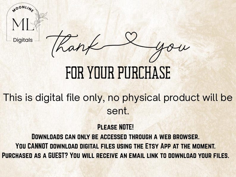 thankyou card