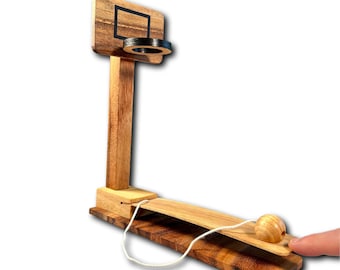 Basketball Toss Wooden Game - Family Game - Bar Game - Basketball Game