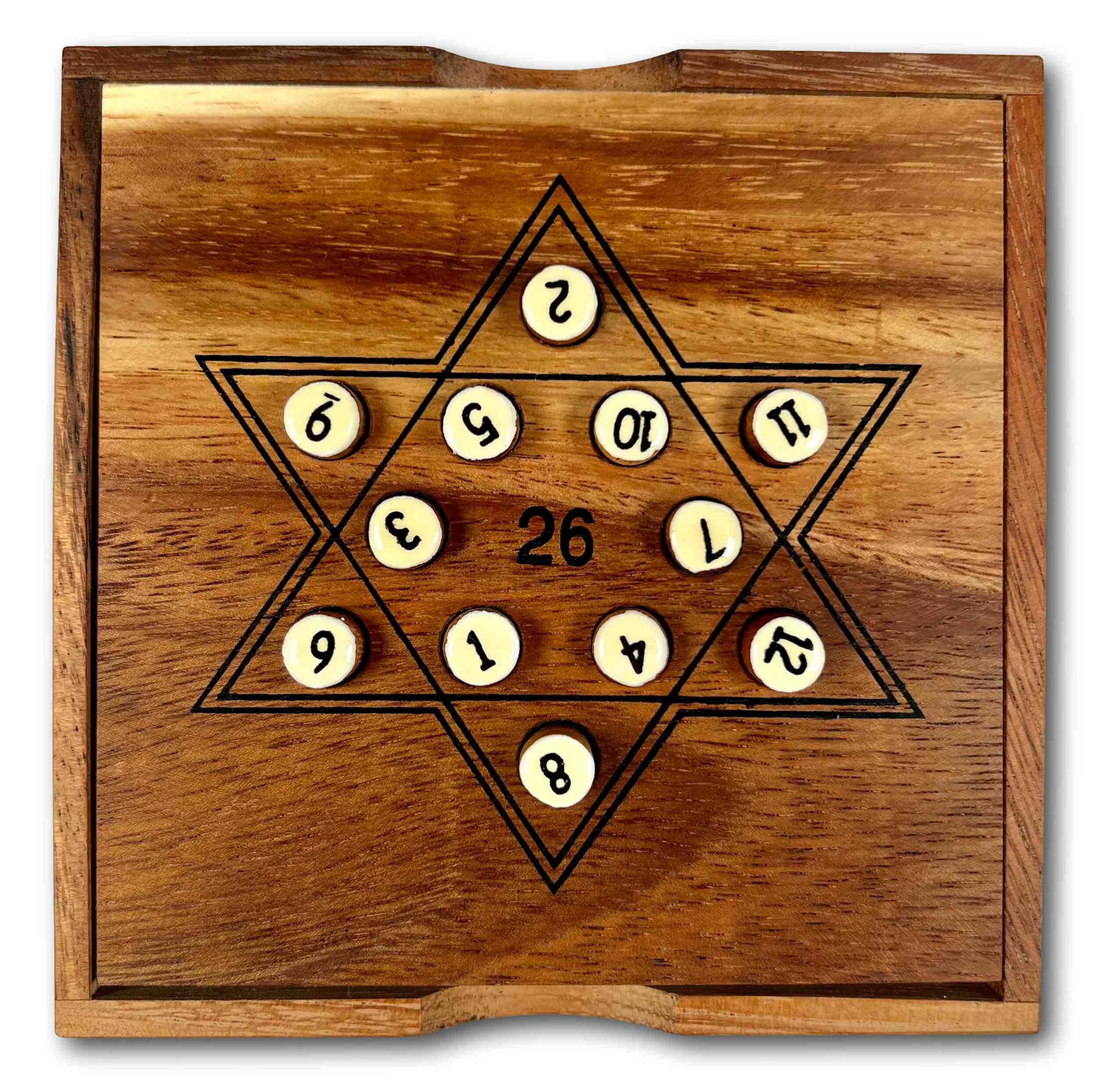 Star 26 Math Brain Teaser, Every Row on the Star Must Add to 26, Math ...
