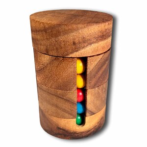 Twist and Shout - Handmade Puzzle for Smart Kids - Wooden Brain Teaser Puzzle Gift for Him