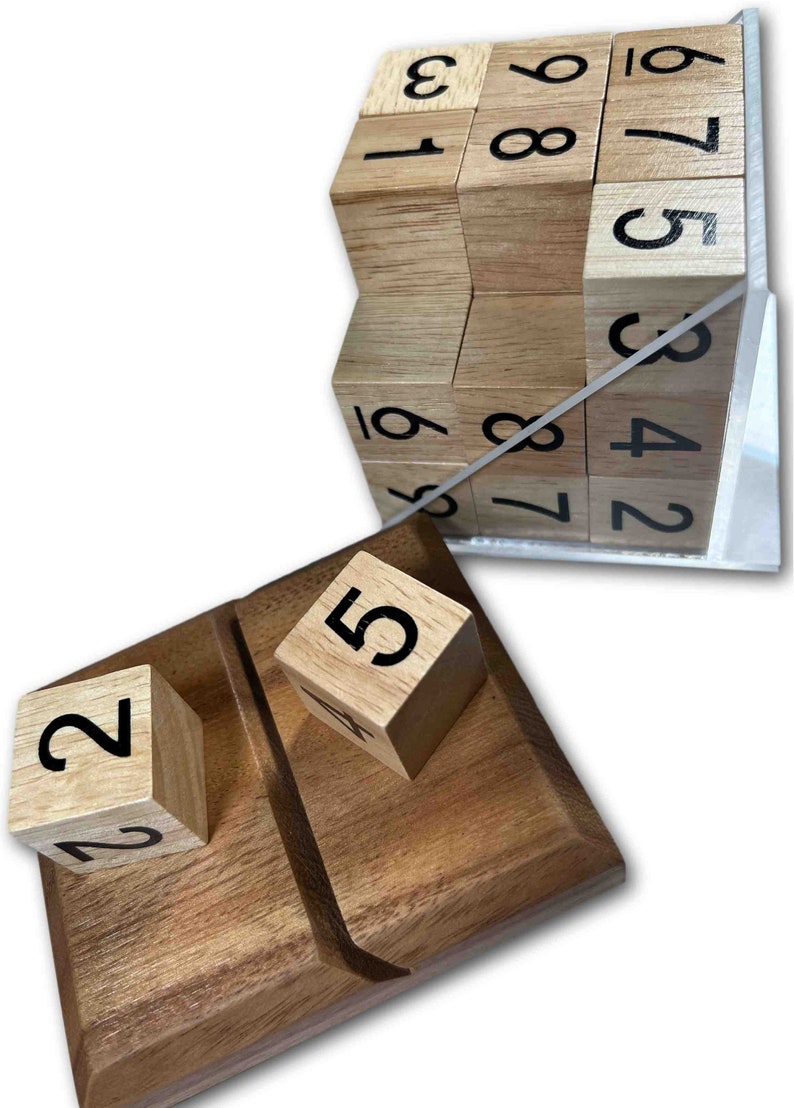 Sudoku Cube Puzzle Play Sudoku in 3D Very Unique Etsy