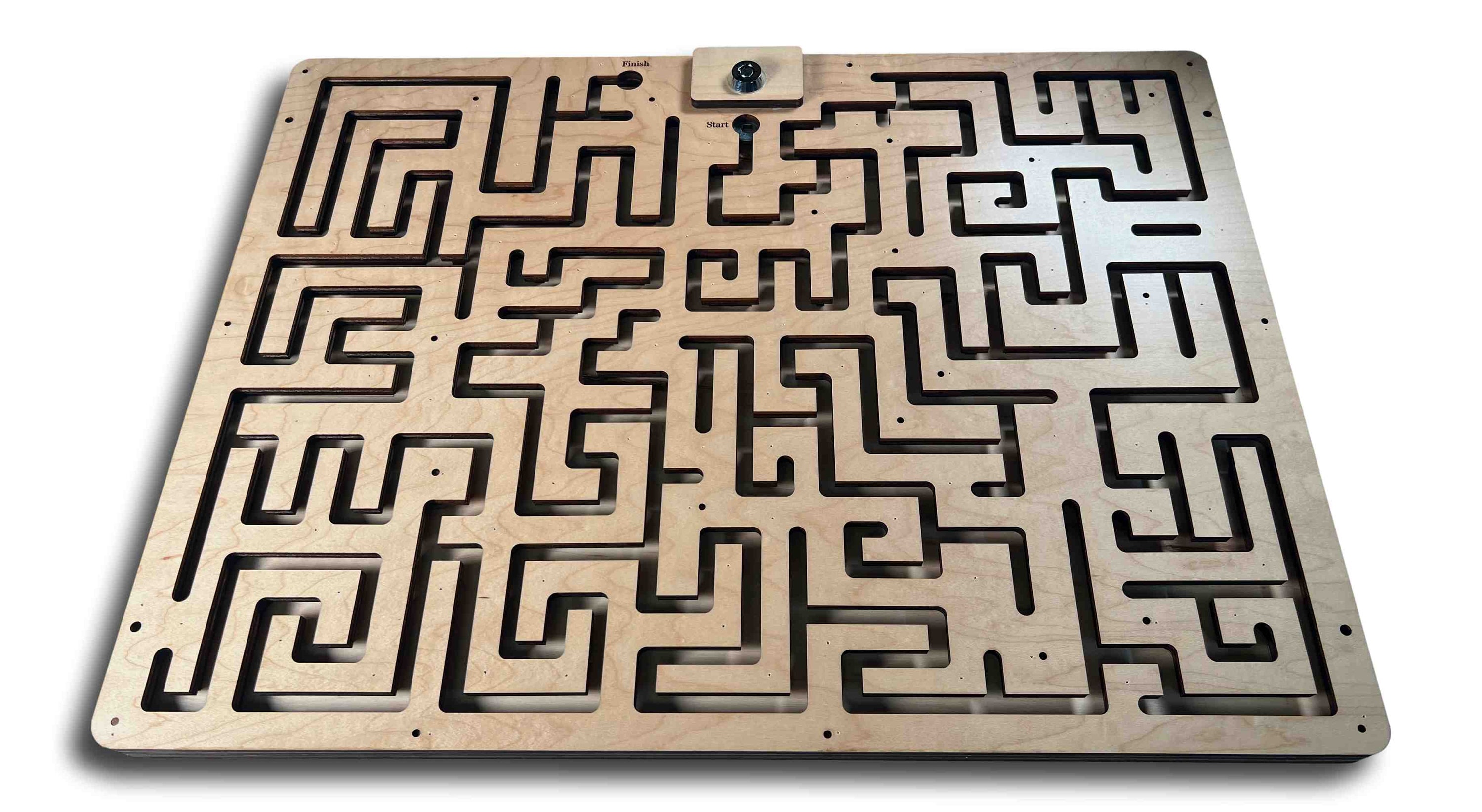 Wood Key Maze, Escape Room Prop, Key Maze Game, 21x15 Wood Maze Board ...
