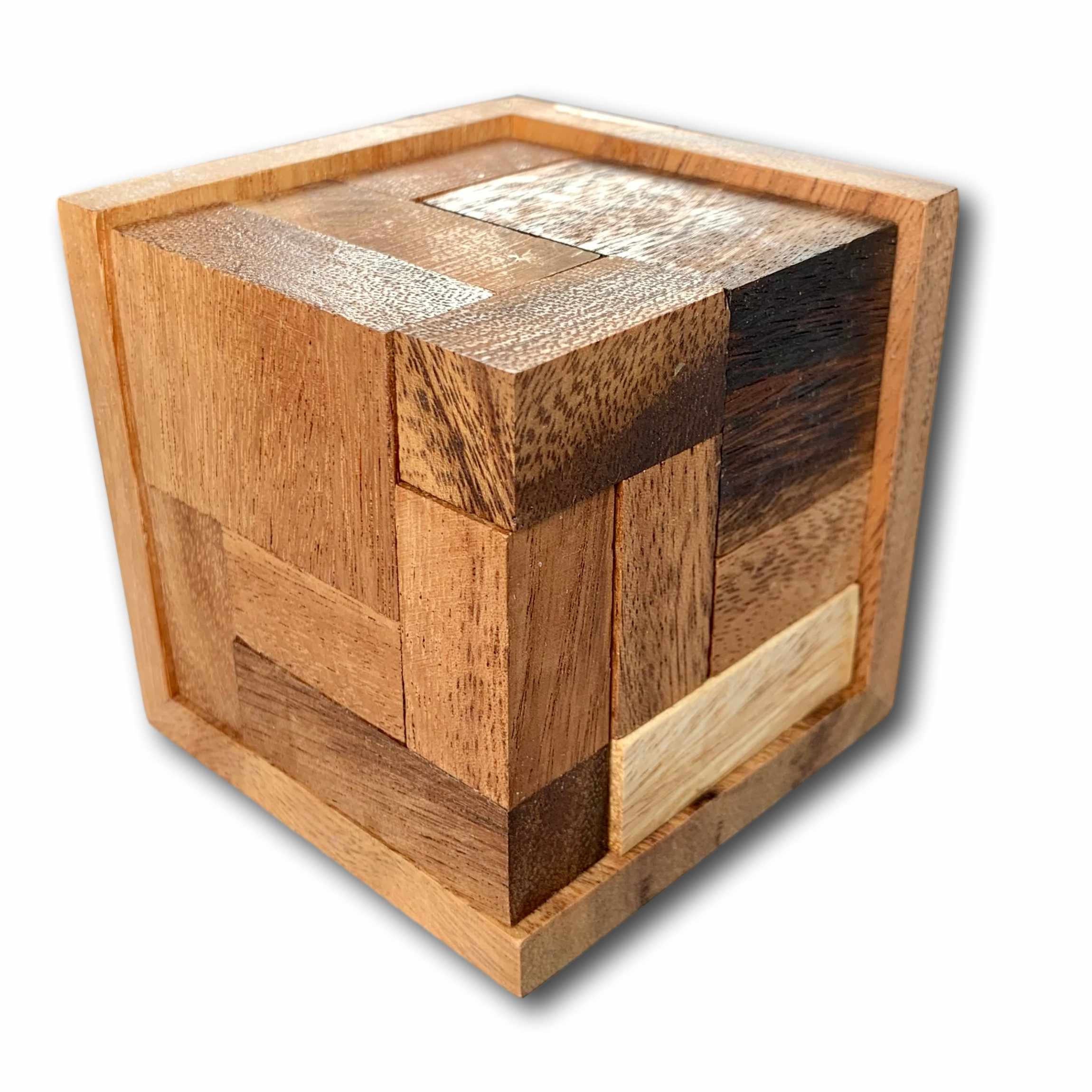 Rompecabezas de madera de 8 elementos en L rompecabezas en 3D Etsy Espana