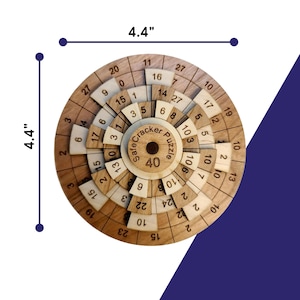 Safecracker 40 Math Wooden Puzzle image 8