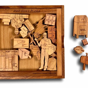 Post Office Puzzle - artistic and challenging - can be personalized